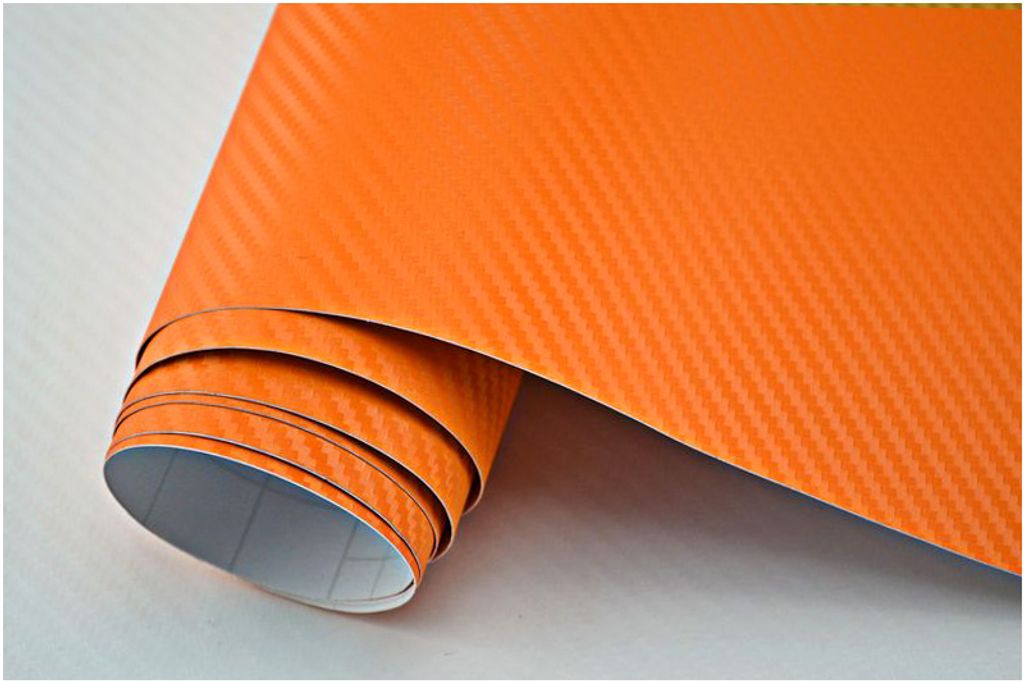 3,2€/m² Plotterfolie glänzend 15 orange 125 x 106 cm Möbel-Folie selbstklebend 