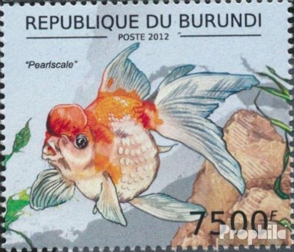 Briefmarken Burundi 2012 Mi 2787 (kompl.Ausg.) postfrisch Goldfische
