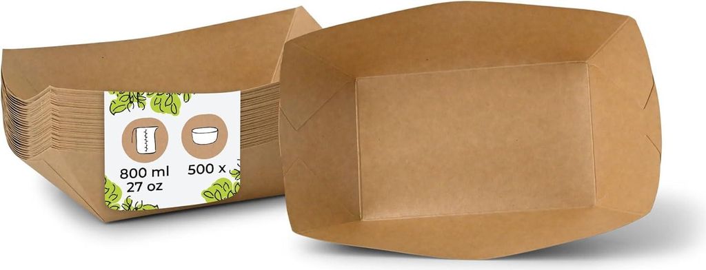 BIOZOYG Einwegschalen aus Kraftkarton DCA061591 800ml 500Stk.