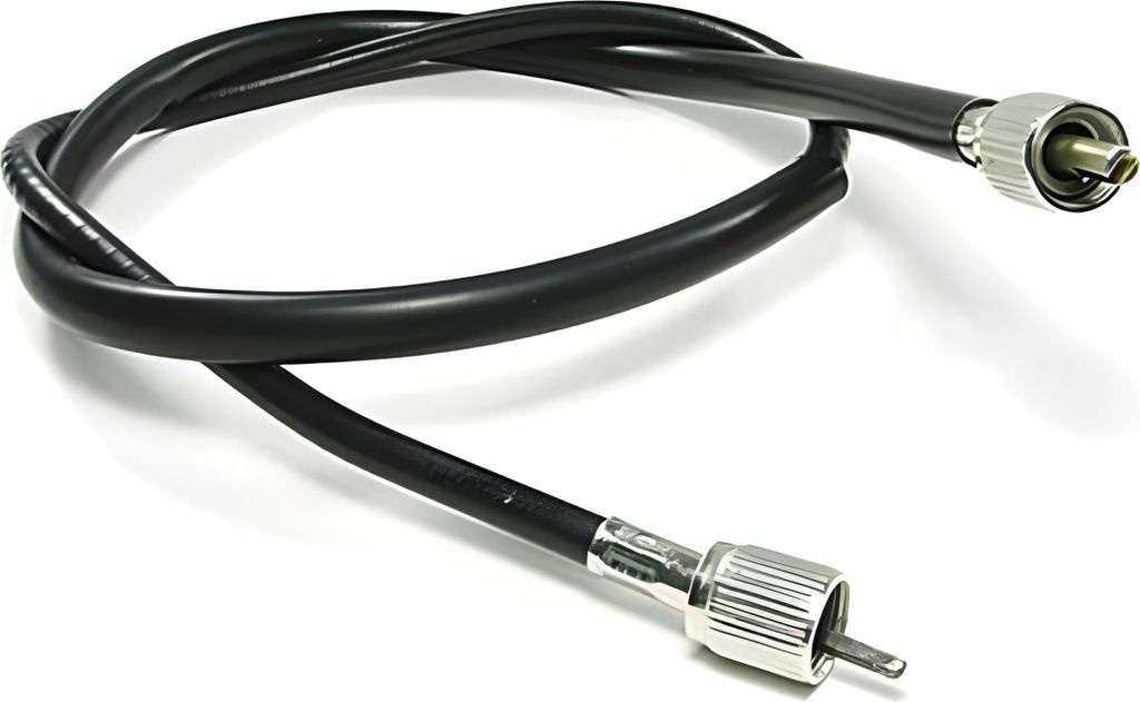 BestPrice Tachowelle GY6 mit Überwurfmutter, Version B, 50ccm (139QMB / QMA)