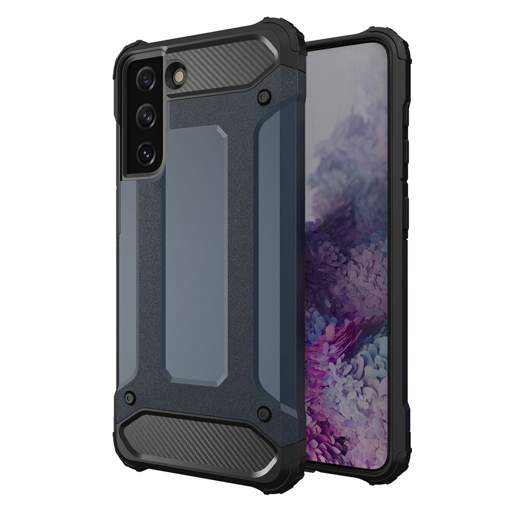 Hybrid Armor Case Tasche für Samsung Galaxy S23+ Blau Produktbild 