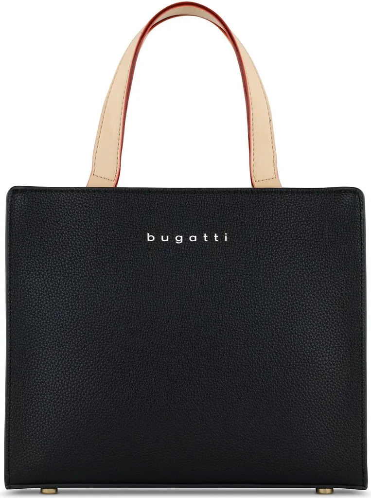 bugatti Borsa Ella Mini Black - Mini Shopper Donna Tracolla Nero