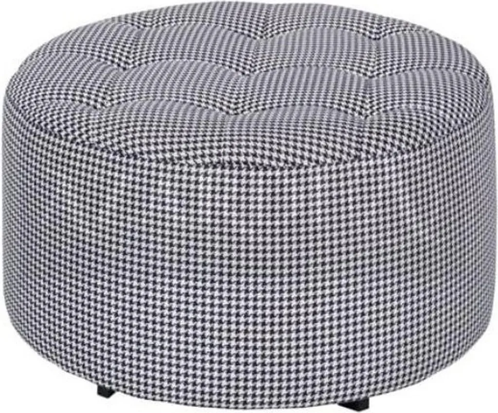 Petit Tabouret Rond Gain de Place : Siege d'Appoint Confort en Textile