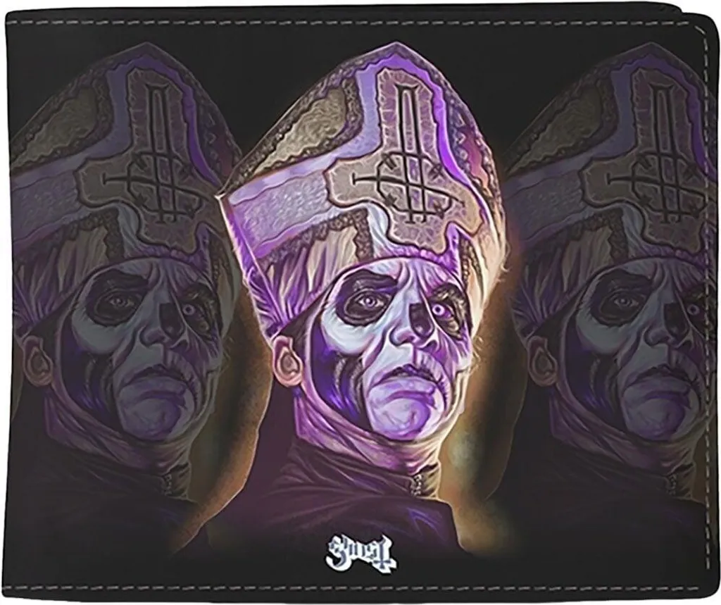 Portefeuille Ghost Papa violet compact : ne perdez plus vos cartes bancaires