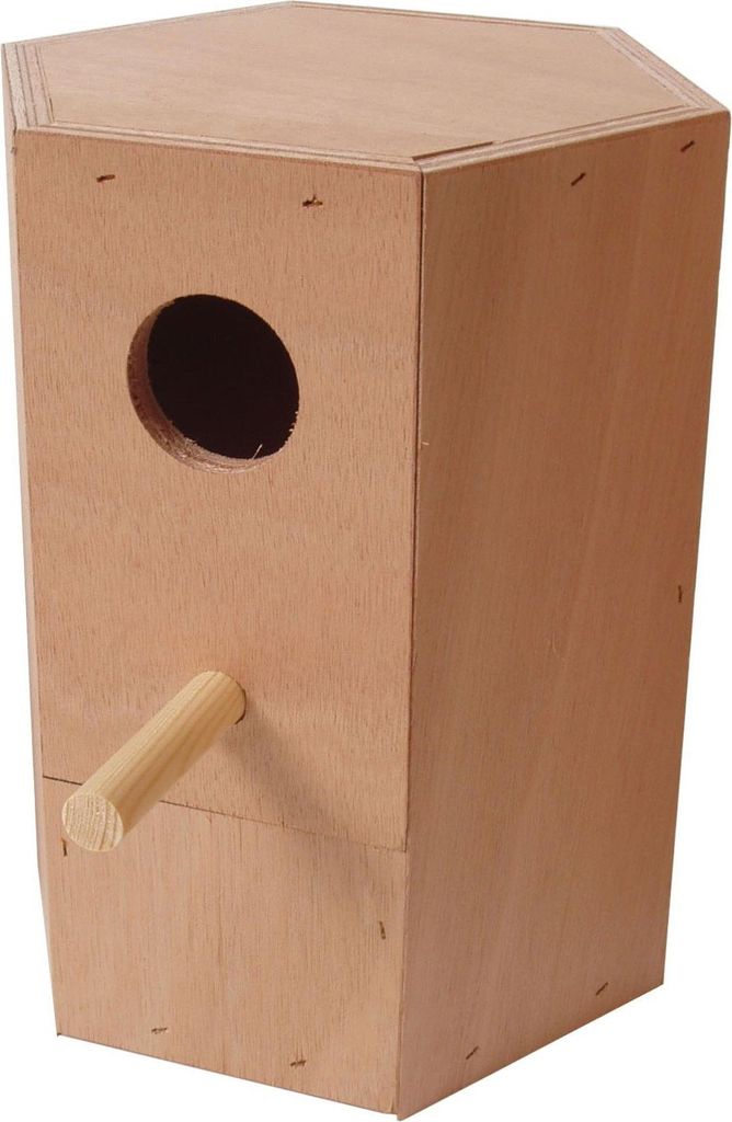 Sechseckiger Vogelfutterblock für Sittiche