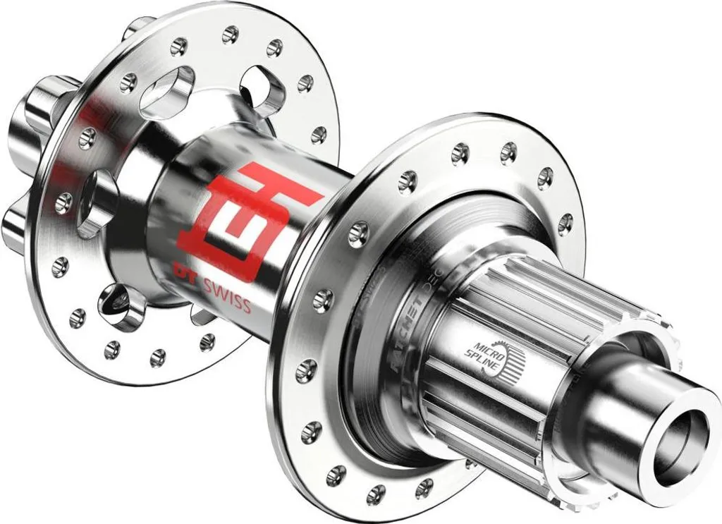 Moyeu VTT arrière Boost DT Swiss 240 DEG Argent 32 trous pour roue HR