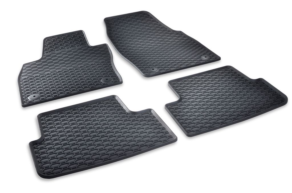 GH Gummifußmatten Set für Audi A1 + Seat Arona + Seat Ibiza Produktbild 