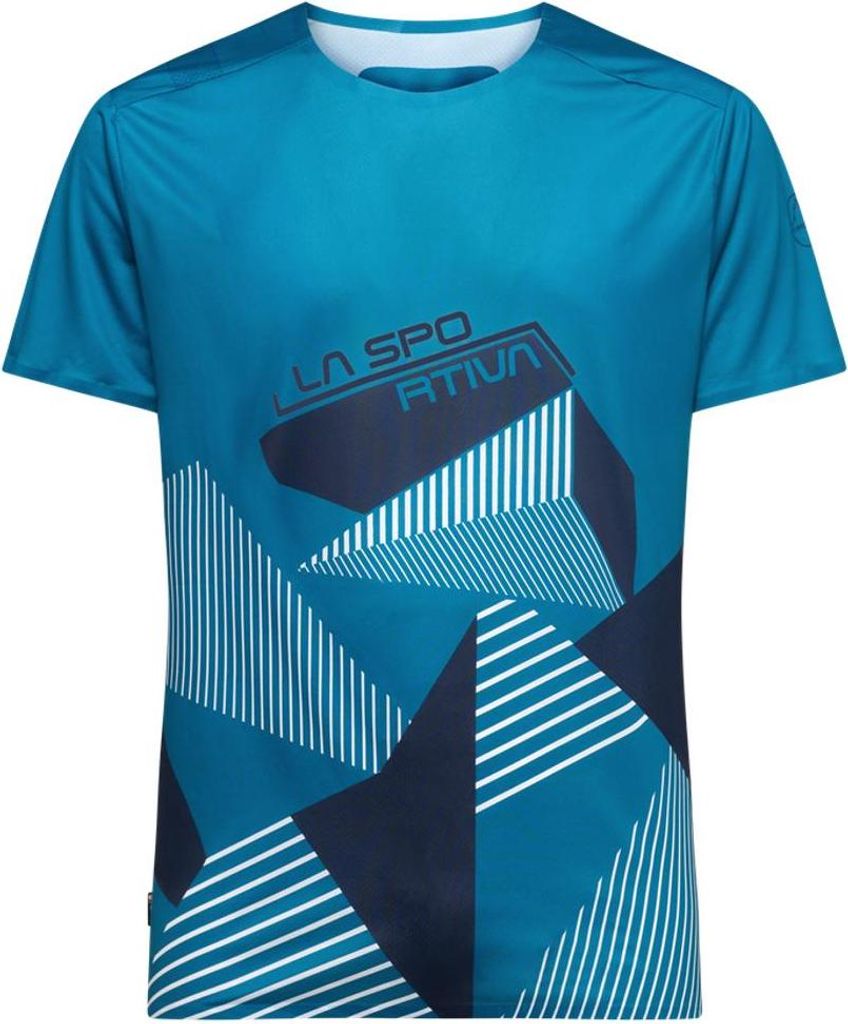 Comp T-Shirt M, Lake/Chalk, XL, ZACT184B07W04XL, Climbing Herren T-Shirt - La Sportiva