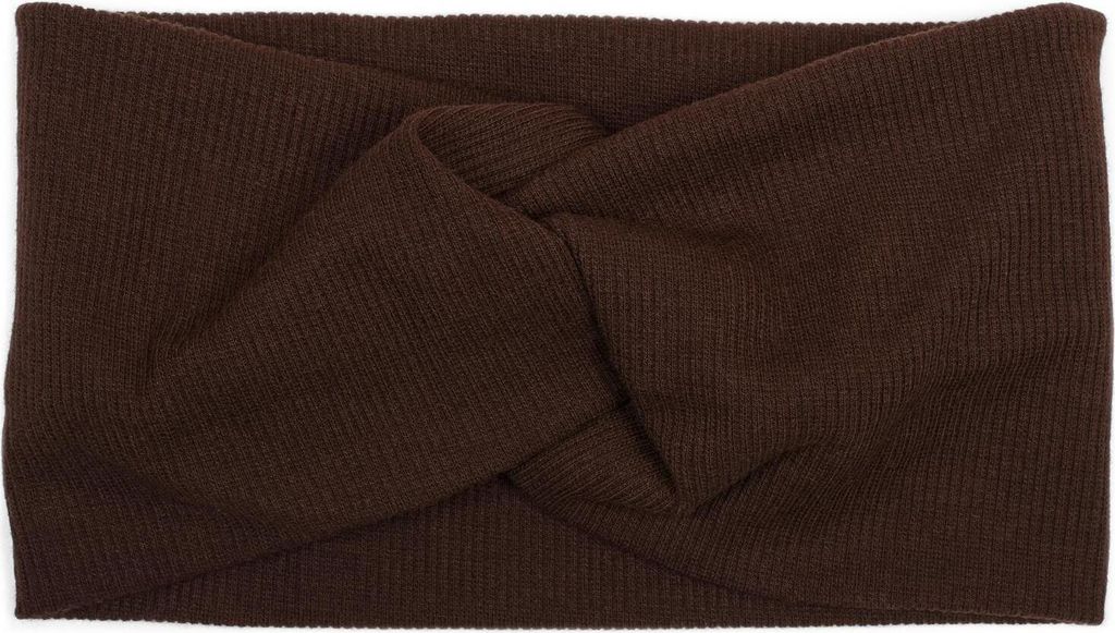 styleBREAKER Damen Haarband mit Twist Knoten in Feinripp Optik | Weiches Stirnband für Sport und Alltag | One Size elastisch