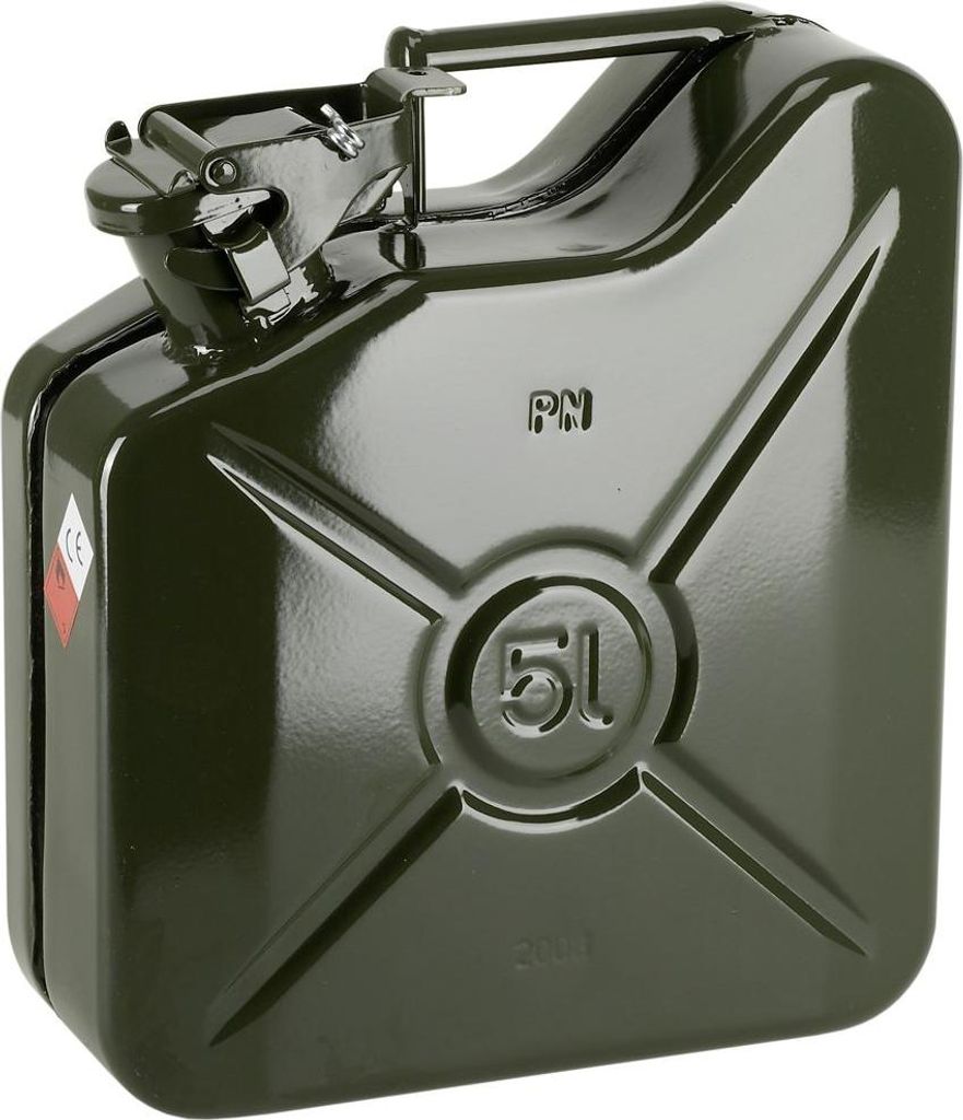 Pressol Kraftstoffkanister (Inhalt 5 l, Verschluss mit Splintsicherung, oliv)