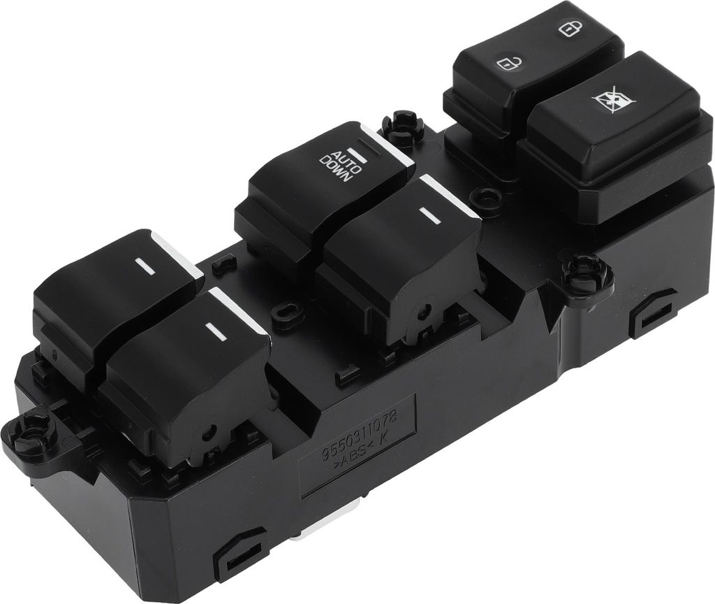 Elektrischer Fensterschalter Vorne Links Fahrerseite Fenstersteuerungsschalter für Hyundai Tucson 2016-2021 Schwarz