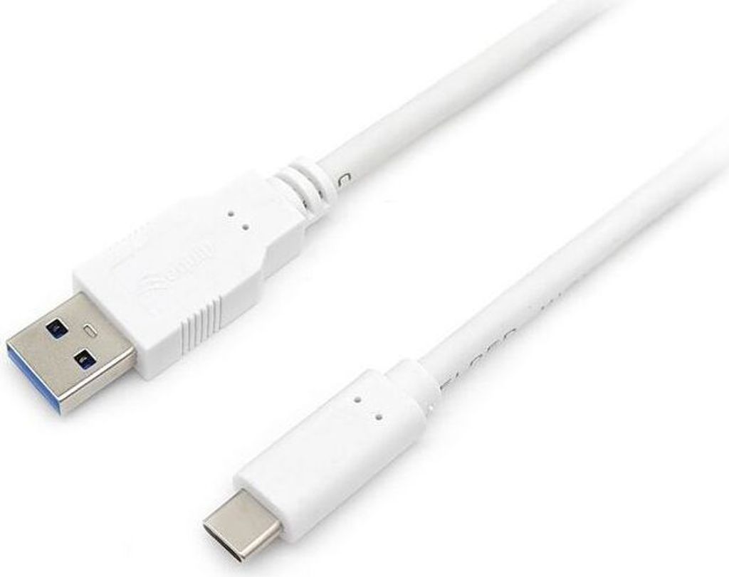 Equip Kabel USB-A 3.2 -> C St/St 2.00m 3A/20V ws