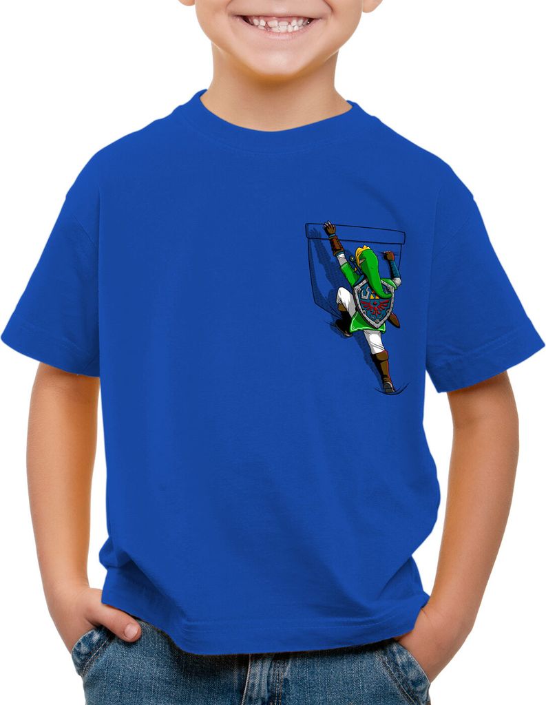 style3 Link Brusttasche Kinder T-Shirt wild the breath of snes