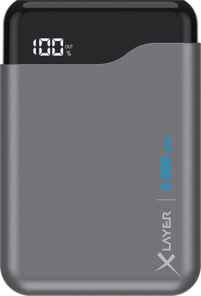 Xlayer Powerbank Micro PRO Space Grey 5000mAh Produktbild 