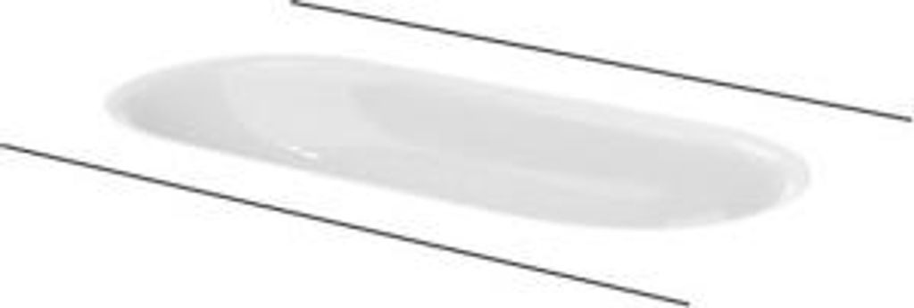 BETTE A218-412 Waschtische Oval Comodo Unterbau