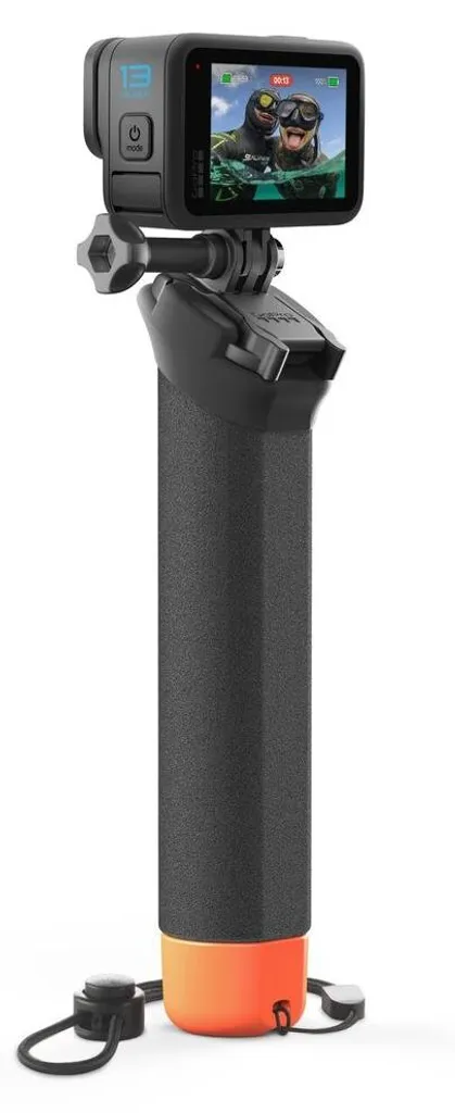 Perche flottante The Handler avec base orange visible pour GoPro HERO - 3