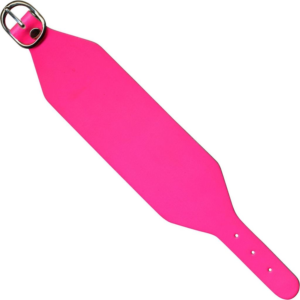 Lederarmband blank -L- neon-pink - Armband aus Leder