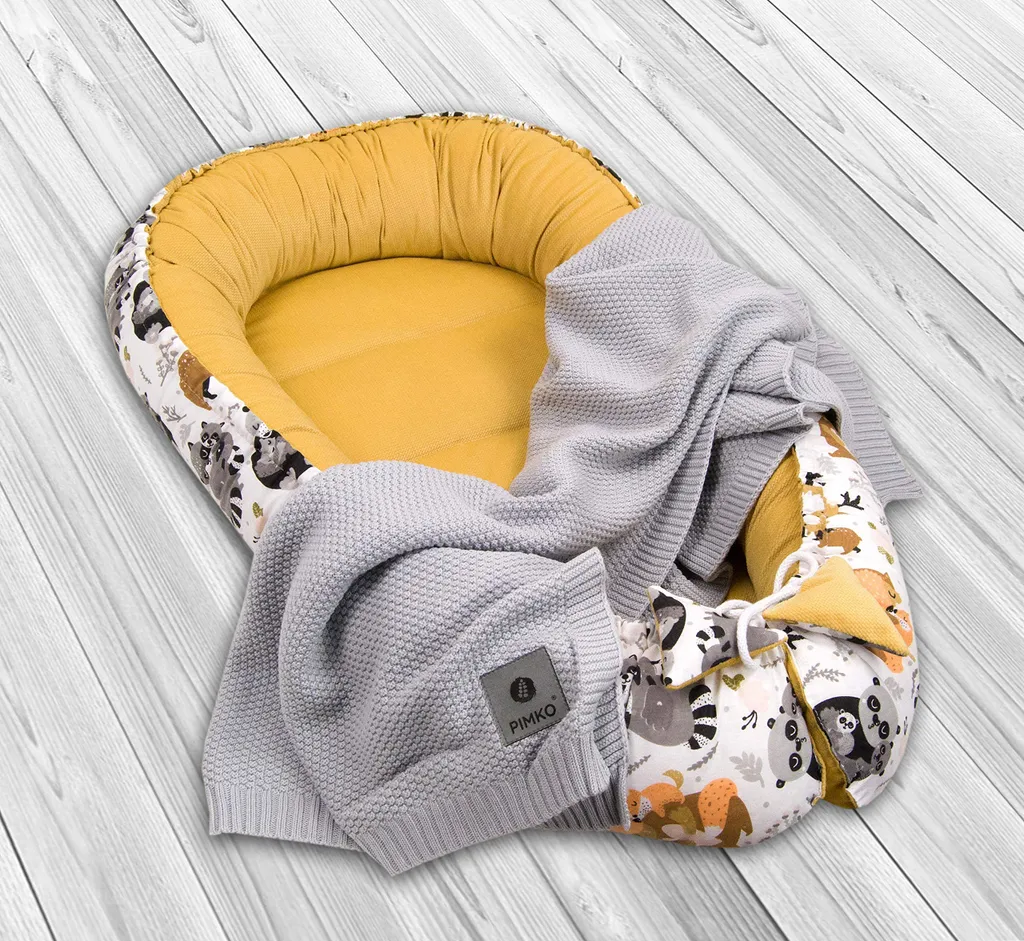 Réducteur de lit bébé anti-stress Ensemble complet 5 pièces PIMKO