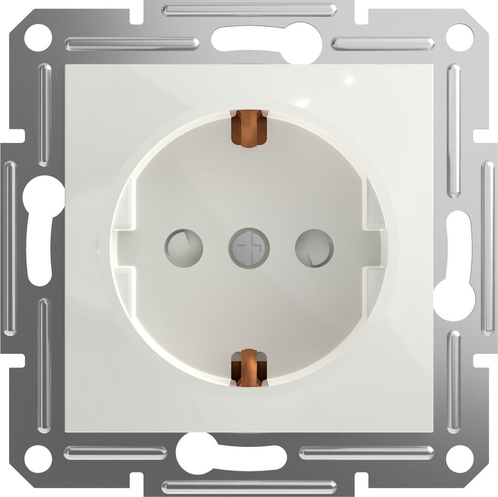 Schneider Electric ASFORA Steckdose 16A mit erhöhtem Berührungsschutz UP weiss EPH2970221D