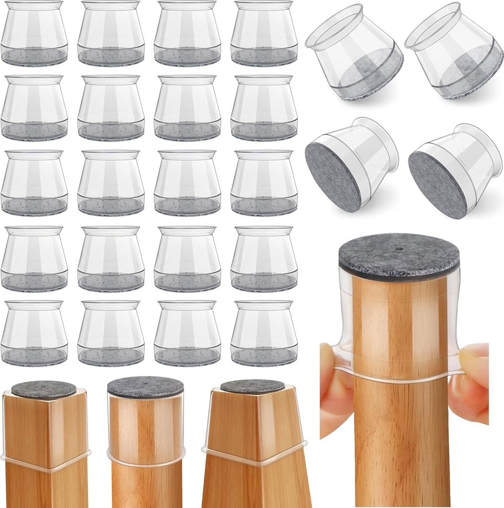 24 Stück Stuhlbeinschoner,Stuhlbeinschoner Silikon Produktbild 