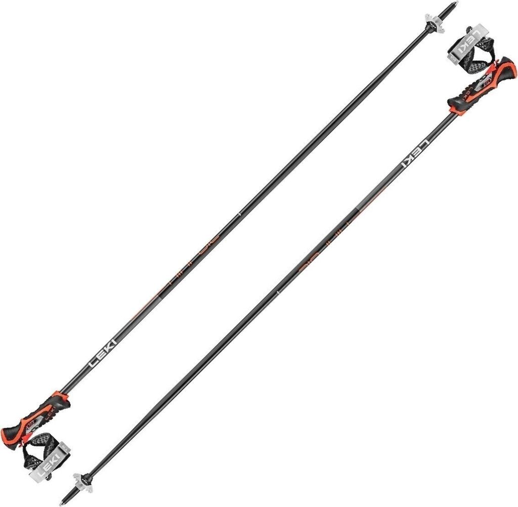 Leki Airfoil 3D Black/Bright Red/Dark Anthracite 125 cm Obrázok produktu