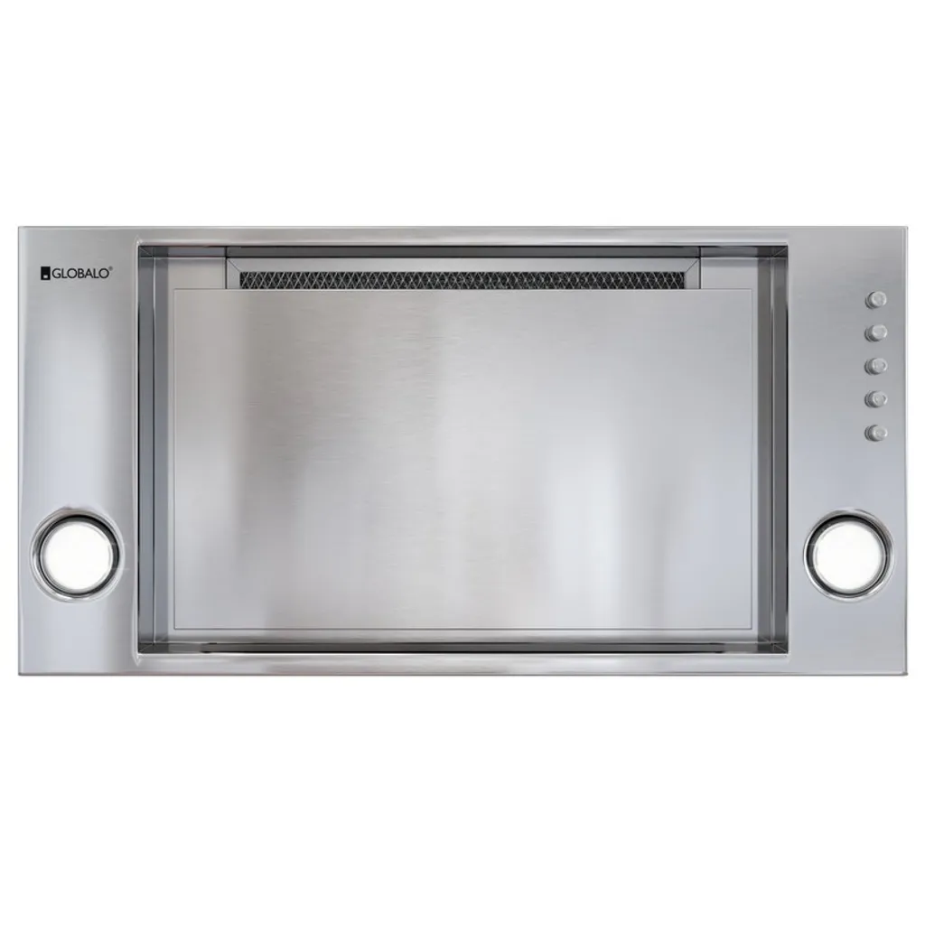 Globalo Retio 60.2 Inox Hotte de Cabine - Aspiration Puissante 60cm