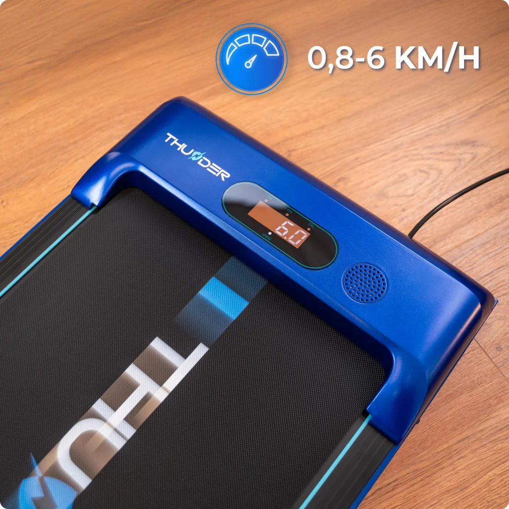 Tapis de course Bluetooth Thunder IDEA-BLUE avec FitShow et écran LED - 5