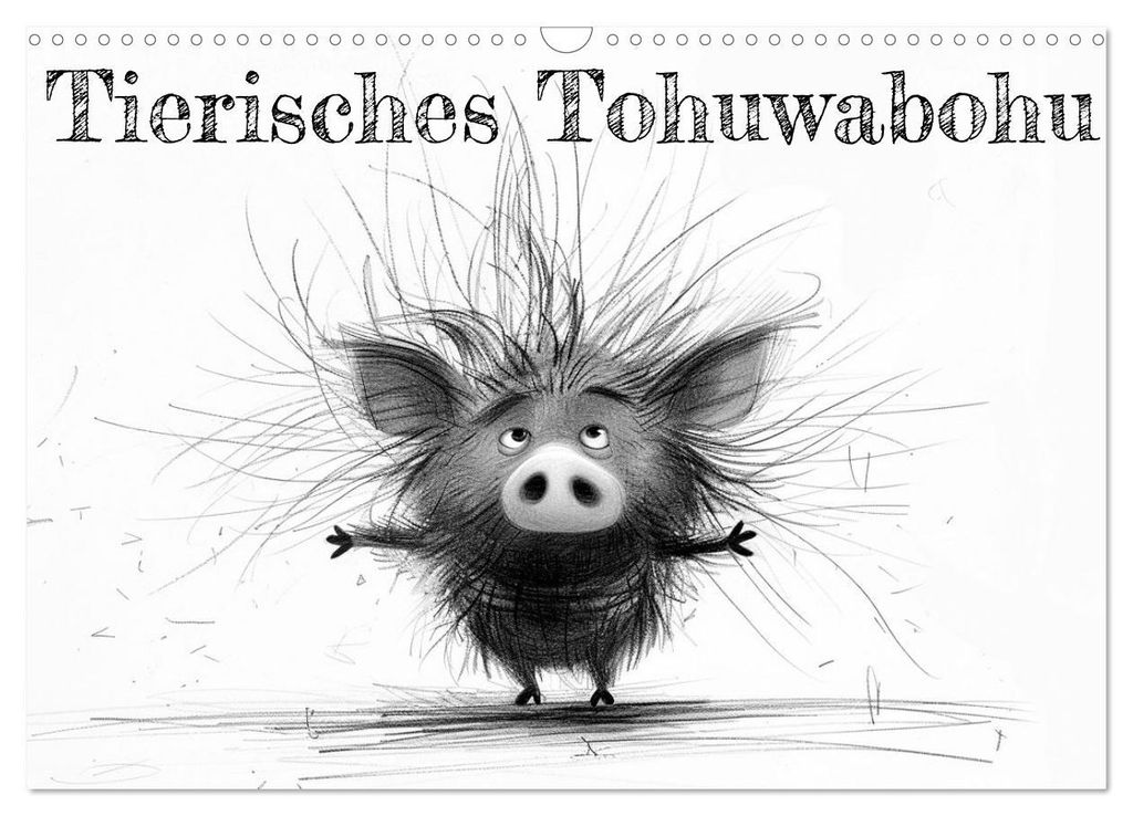 Tierisches Tohuwabohu (Wandkalender 2027 DIN A3 quer), CALVENDO Monatskalender