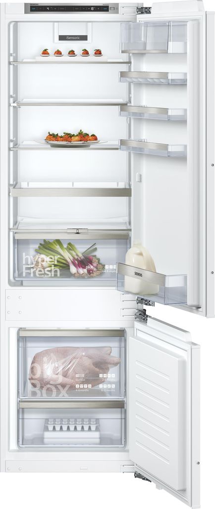 Siemens KI87SADD0 IQ500 Einbau-Kühl-Gefrierkombination 178 cm Nische , Festtür mit Sofeinzug