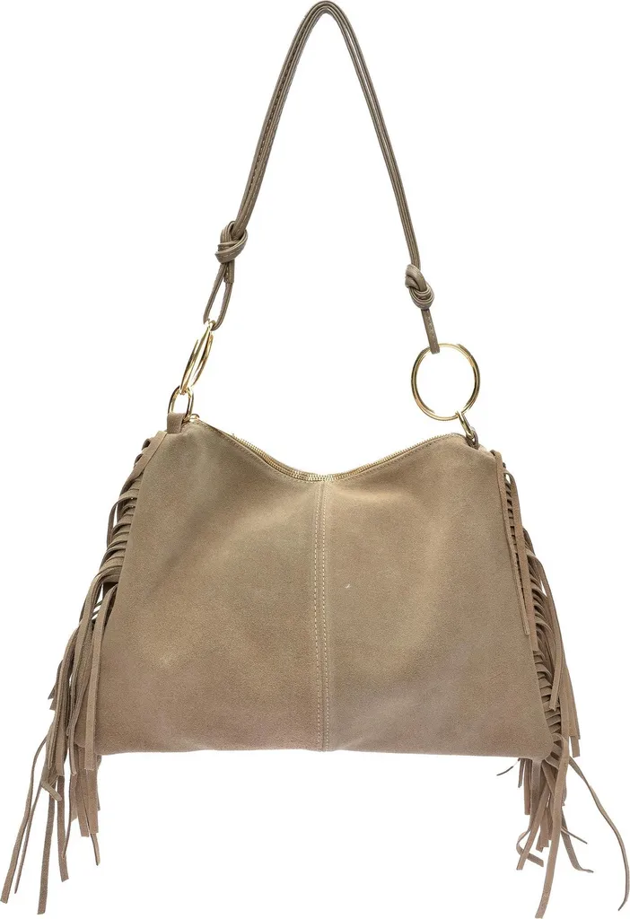 Sac de jour élégant pour femme Isabella Rhea cuir Fango format compact