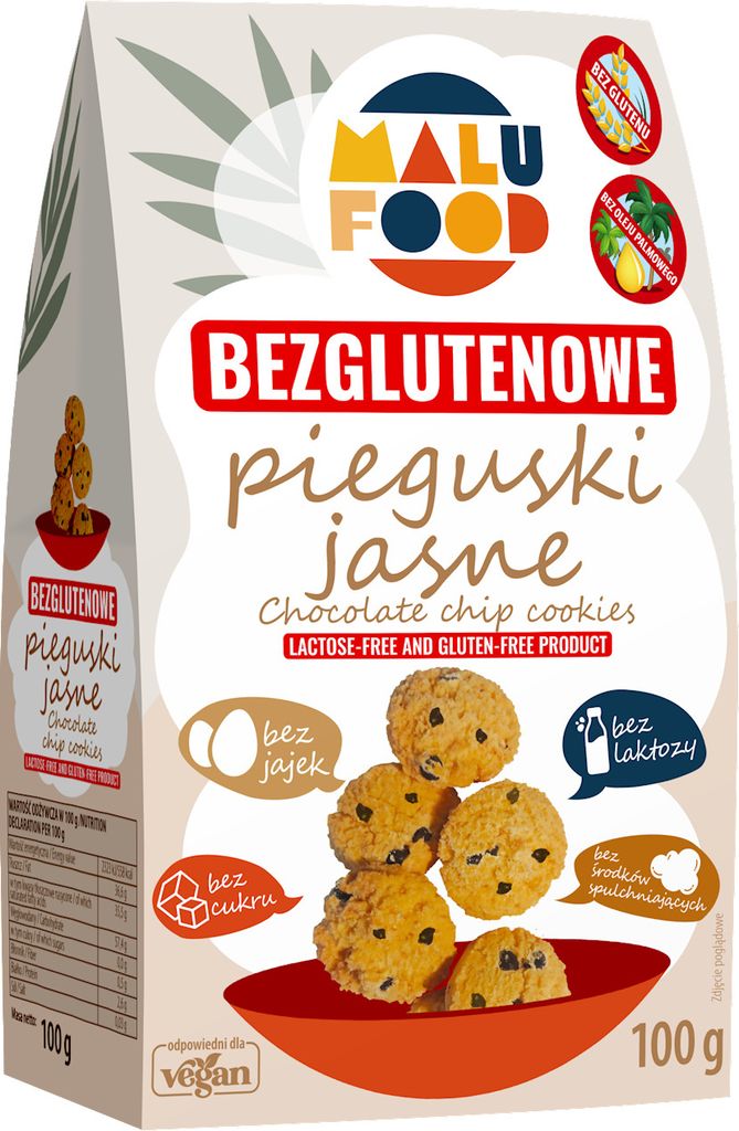 Leichte zuckerfreie Pieguski-Kekse 100g MALU FOOD Produktbild 
