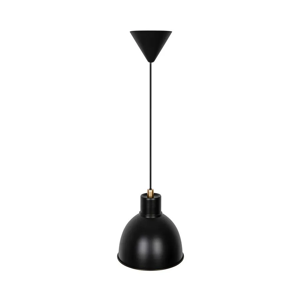 Lampe suspendue E27 NORDLUX Pop Ø21,5cm métal noir mat 40W ajustable