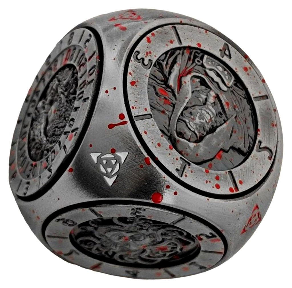 Rollenspielwürfel, Polyedrisches Metallwürfelset mit Magnetbox, Leichtes Zubehör für Freizeit und Gesellschaftsspiele