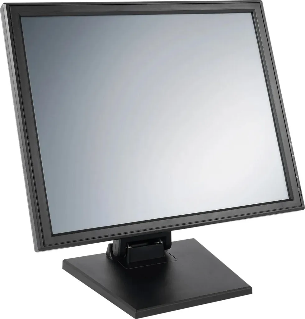 Écran tactile POS 1280x1024 robuste avec châssis plastique noir 43cm