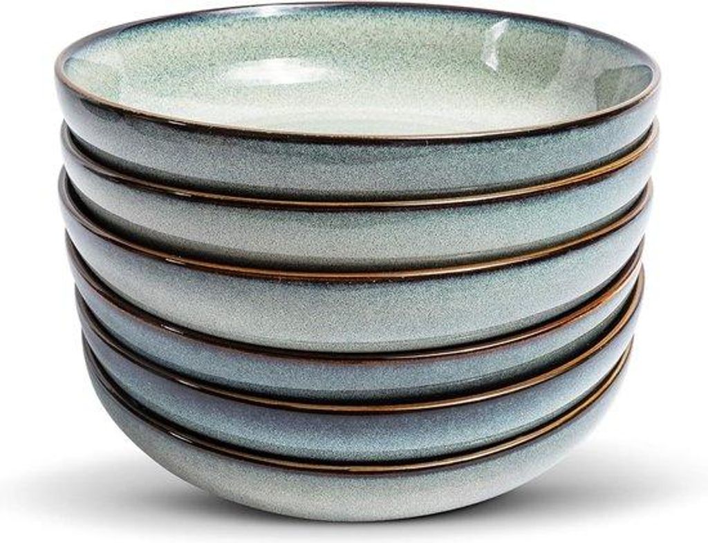 Tiefen Teller 4er Set für Pasta und Suppe