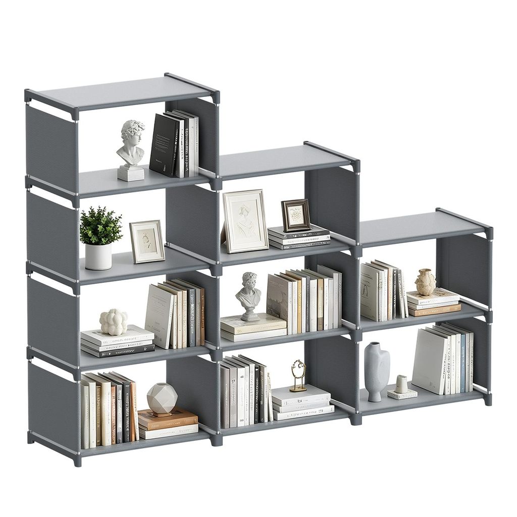 Verdego Bücherregal, Trapezförmig, 9 Fächer Produktbild 