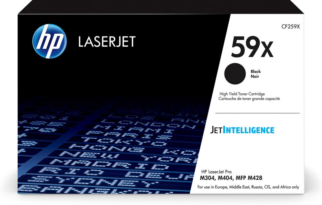 HP 59X Schwarz Original LaserJet Tonerkartusche mit hoher Produktbild 
