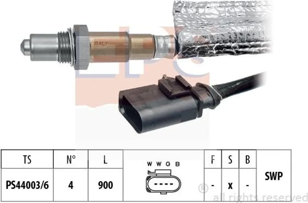 Sonde lambda de régulation pour moteurs essence et diesel VAG