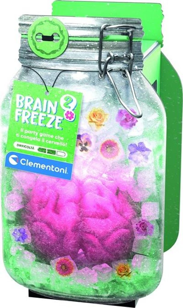 Clementoni Brain Freeze 2 Puzzle-Brettspiel für 1-4 Spieler ab 8 Jahren