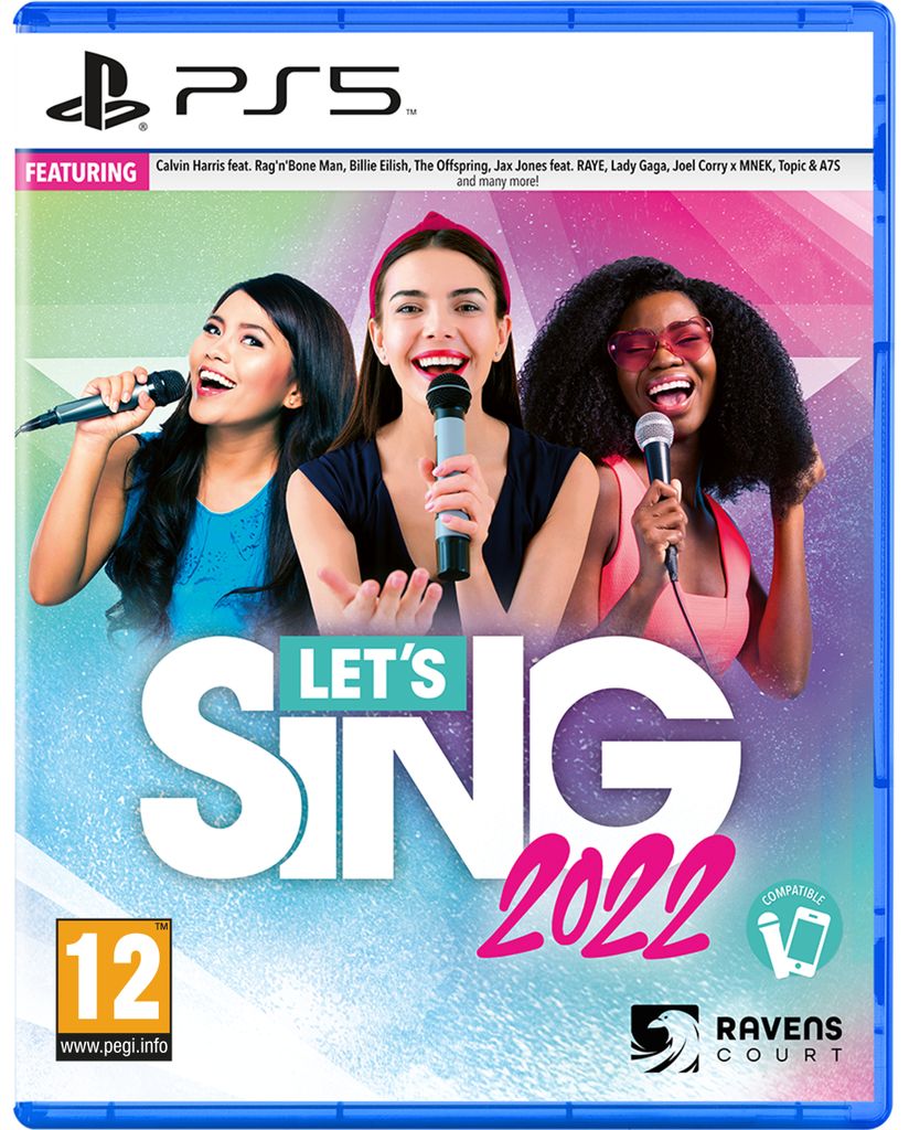 Ravenscourt Let's Sing 2022 mit deutschen Hits, PlayStation 5, RP (Rating Pending)