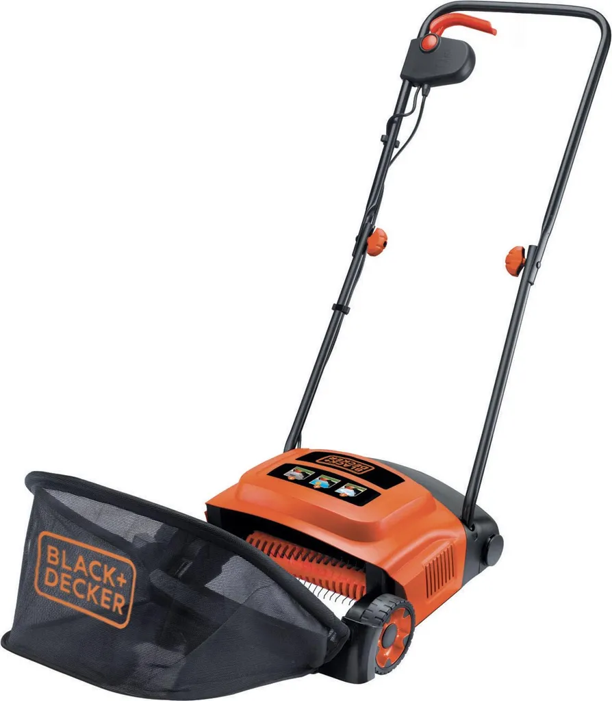 Mousseur de Gazon Black&Decker GD300 à 3 Niveaux de Réglage