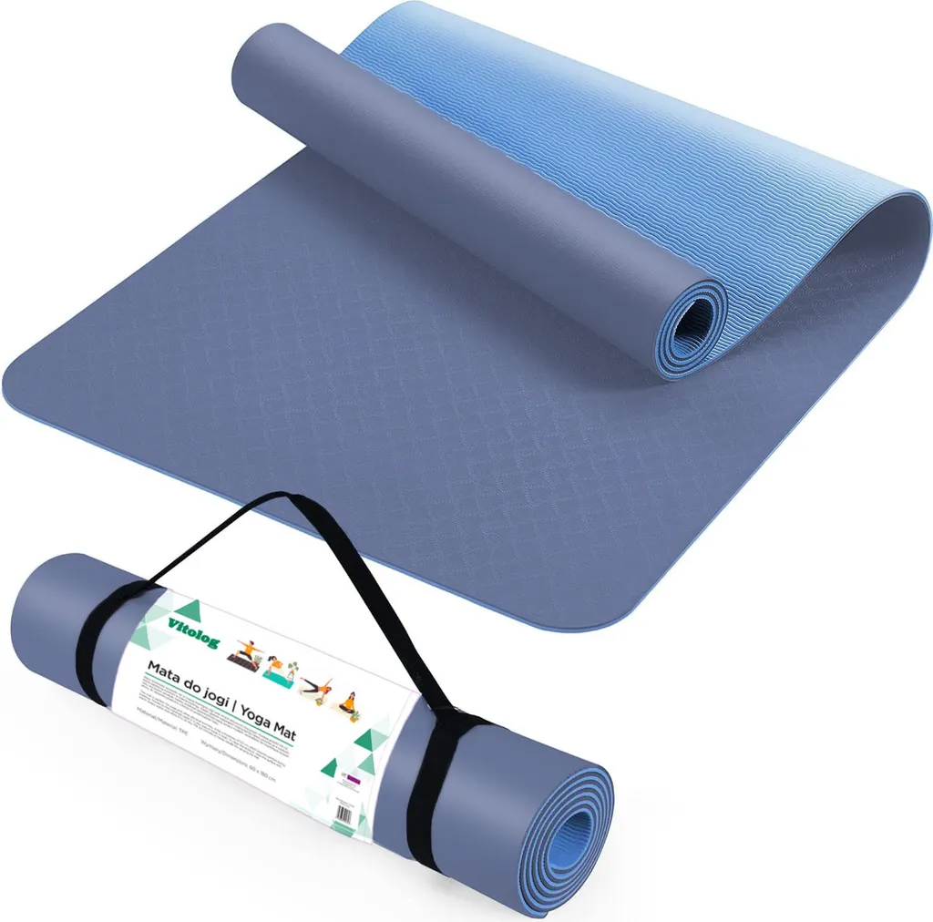 Tapis de Yoga Antidérapant Vitolog : Fini les Glissades durant le Sport