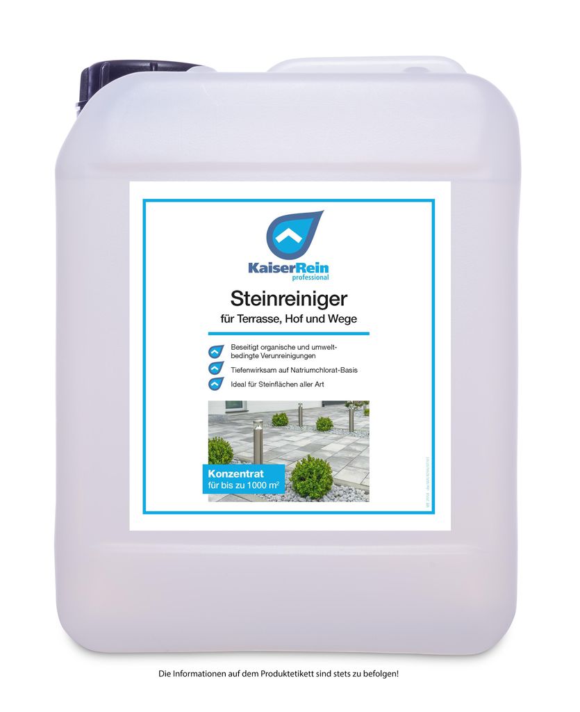 Steinreiniger 5L für Terrasse, Hof und Wege