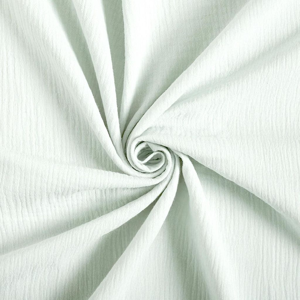 Coupon Double-Gaze Baumwolle Tiny - 3m - Minzgrün | by Craft Loom