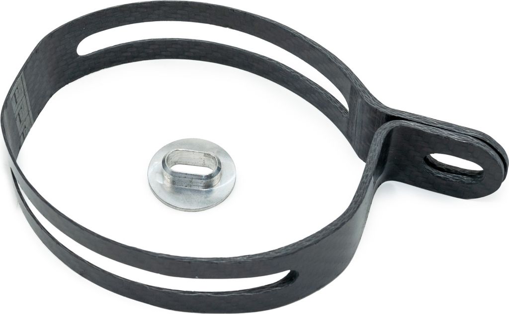 Auspuffschelle LeoVince Auspuff-Ersatzteil Klemme Auspuffhalterung 22T, Carbon