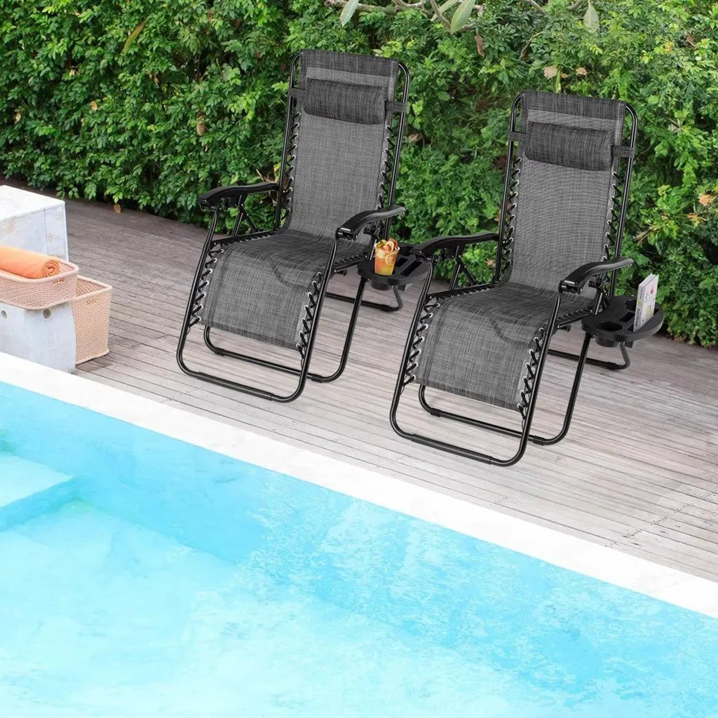Dites adieu au mal de dos avec la chaise Valora Zero Gravity 2 unités
