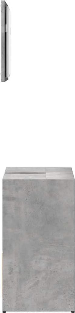 CLORIS 2-tlg. Badmöbel-Set Betongrau Holzwerkstoff 856066 Produktbild 5