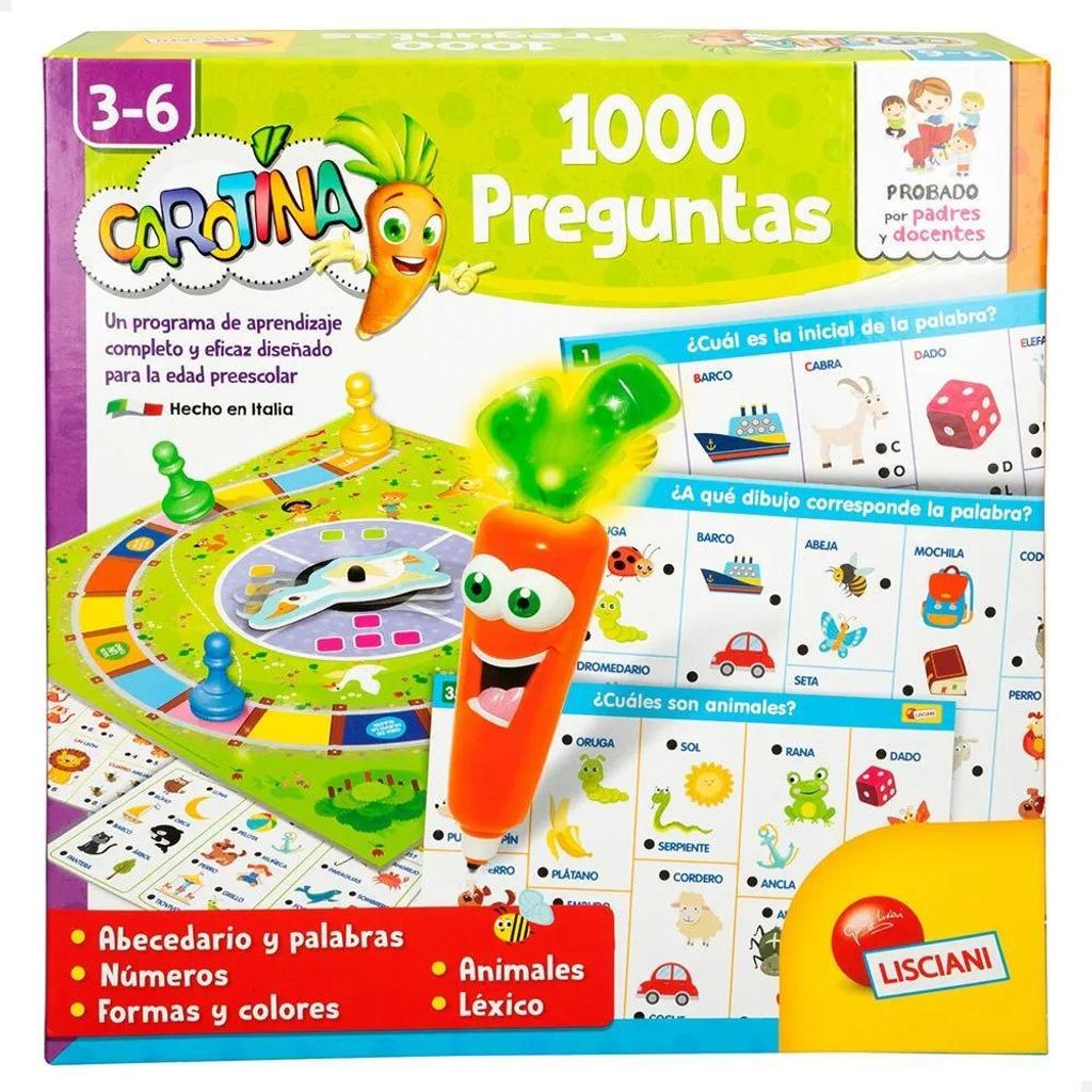 K3yriders 2 In 1 Lisciani Mit Carotine Parish Pen Brettspiel Mehrfarbig Mehrfarbig One Size