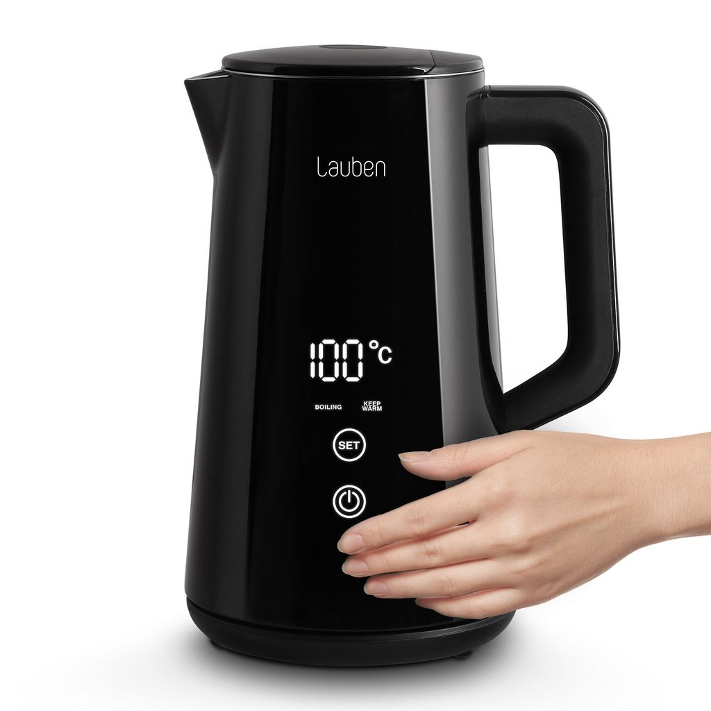 Lauben LBNEK1800BC, 1,5 l, 1800 W, Czarny, Stal nierdzewna, Zdjęcie produktu 