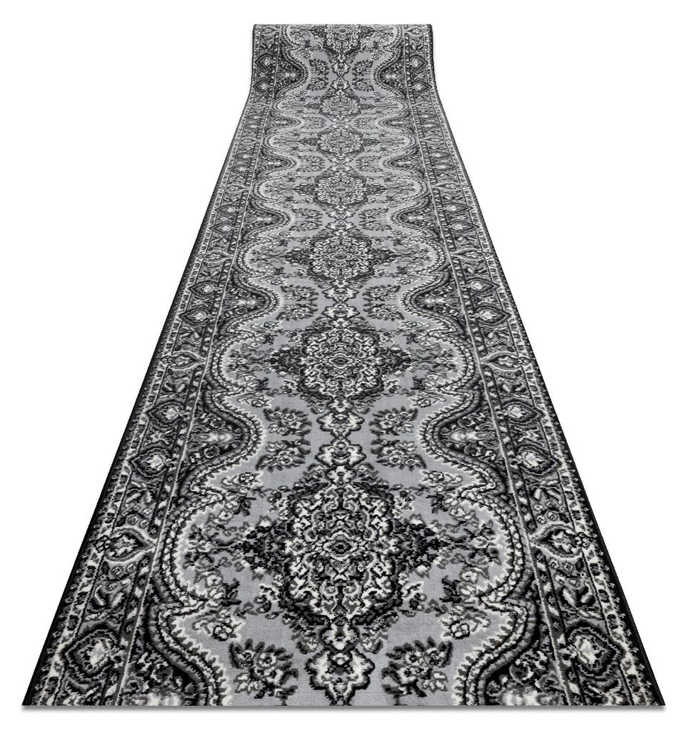 TAPIS DE COULOIR BCF MORAD Wiosna rosette gris 120 cm gris Image du produit 